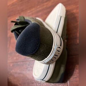 POLO RALPH LAUREN Big Boys Easten II Casual Sneakers from Finish Line Olive